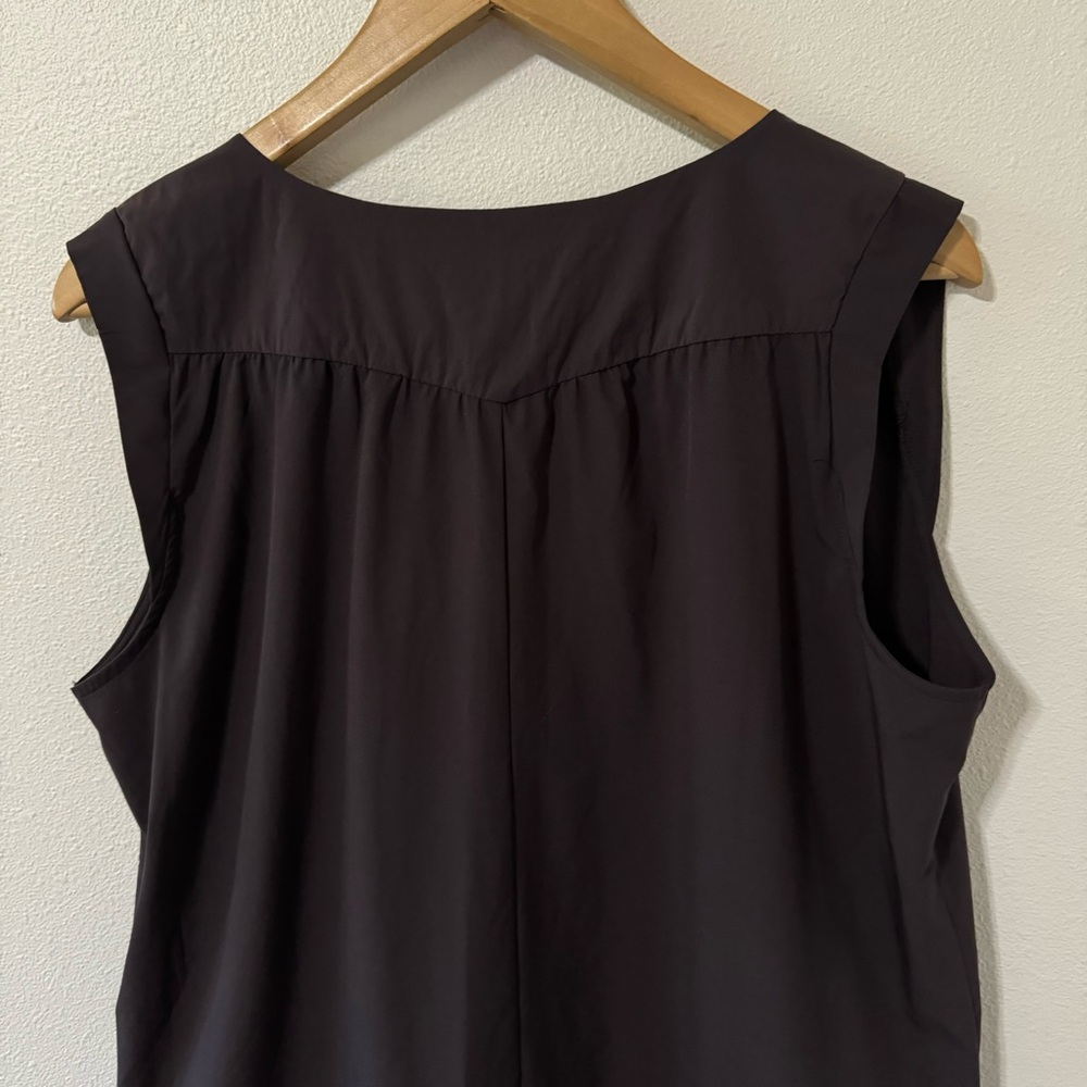 Indygena Burok Dress Brown Sleeveless Active Performance Travel X-Large - Picture 9 of 10